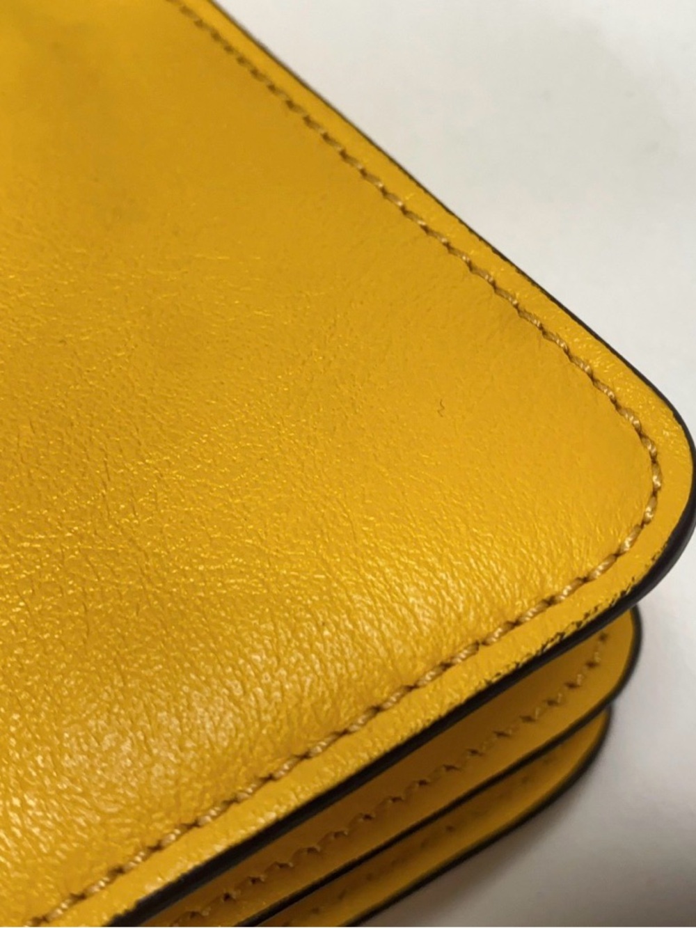 Chloé Mini Faye Bracelet Bag – Yellow Leather & Suede | Gold Hardware w/ COA - Picture 5 of 8